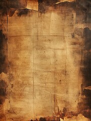 A paper with a brown background and a few lines on it