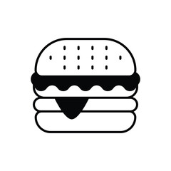 Burger vector icon