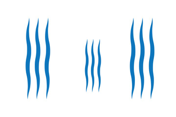 Wind blow line icon fresh vector cloud air isolated speed symbol. Wind blow air line icon logo.