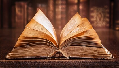 old book in vintage style