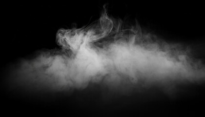 Fototapeta premium Black texture overlays transparent smoke.mist or smog brush effect isolated cloud misty fog.dramatic smoke cloudscape atmosphere realistic fog or mist,fog and smoke,smoky illustration. 