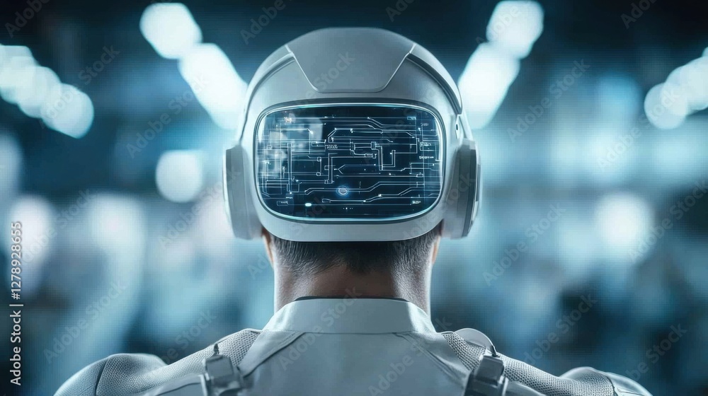 Poster a futuristic ai-powered holographic display showcasing a strategic roadmap for business innovation, 