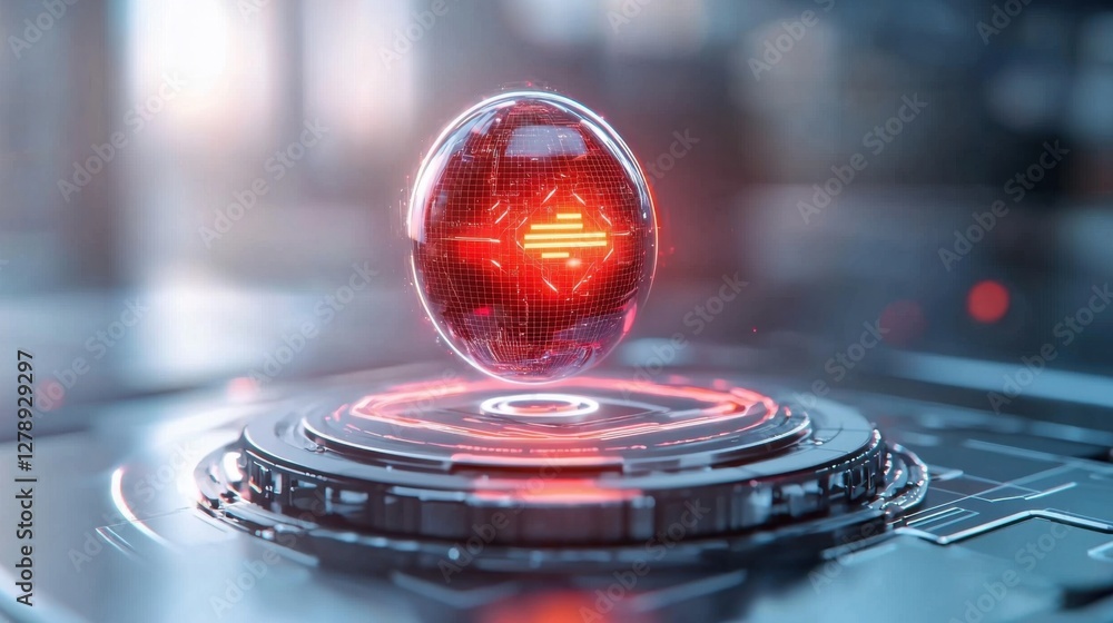 Poster a futuristic ai-powered holographic display showcasing a strategic roadmap, data visualizations, and