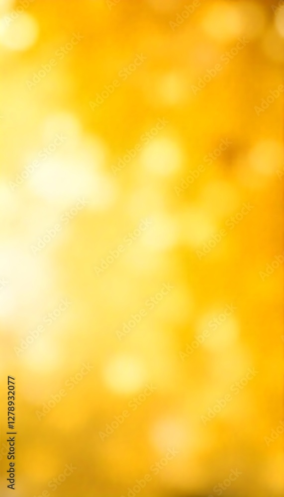 Poster generative ai golden abstract background with soft light and bokeh, perfect for warm, inviting desig