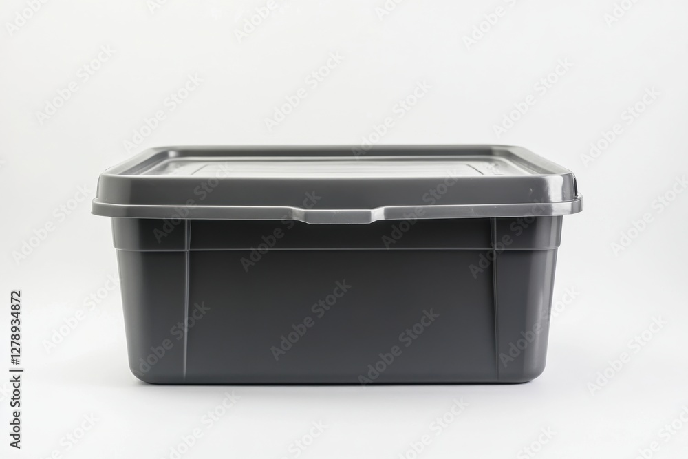 Poster professional storage box isolated on a clean white background showcasing sharp details and realistic
