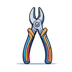 Vsai cartoon pliers holding tight with colorful handles