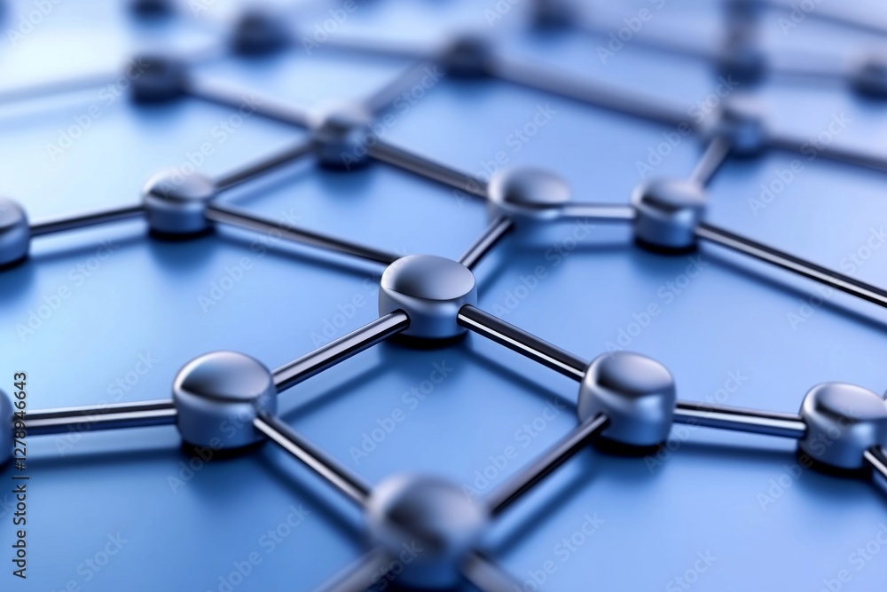 Poster Abstract digital network data background, 3D rendering