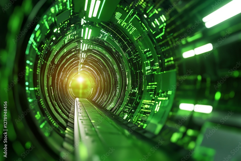 Leinwandbilder abstract plexus technology futuristic network background vector illustration
