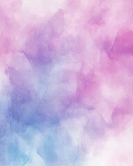 Fototapeta premium A watercolor painting of a purple and blue sky with a pink and blue background