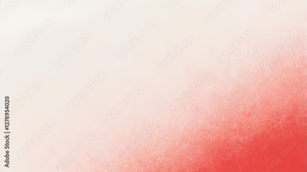 Poster color gradient and texture: a modern image with a gradient of red hues and a textured spray effect. 