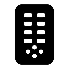 Icon Remote With Style Glyph