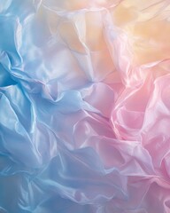 Obraz premium A colorful piece of fabric with a blue and pink stripe