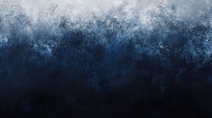 Obraz premium A painting of a blue ocean with a white line in the middle