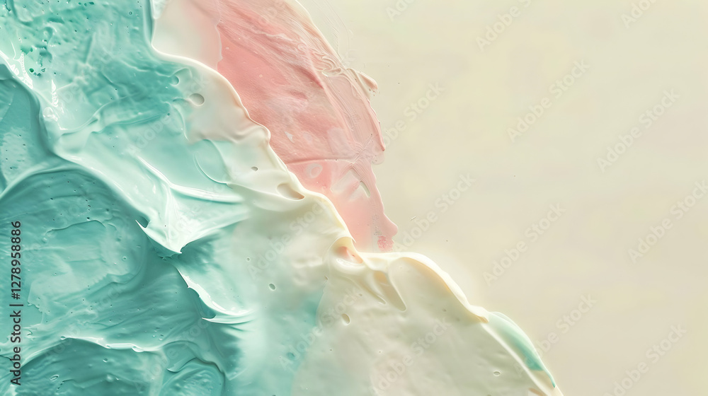 Poster abstract color texture with soft pastel hues blending seamlessly on canvas