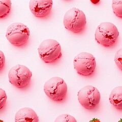 Fototapeta premium Delicious Pink Macarons on a Soft Pink Background for Sweet Treats Lovers