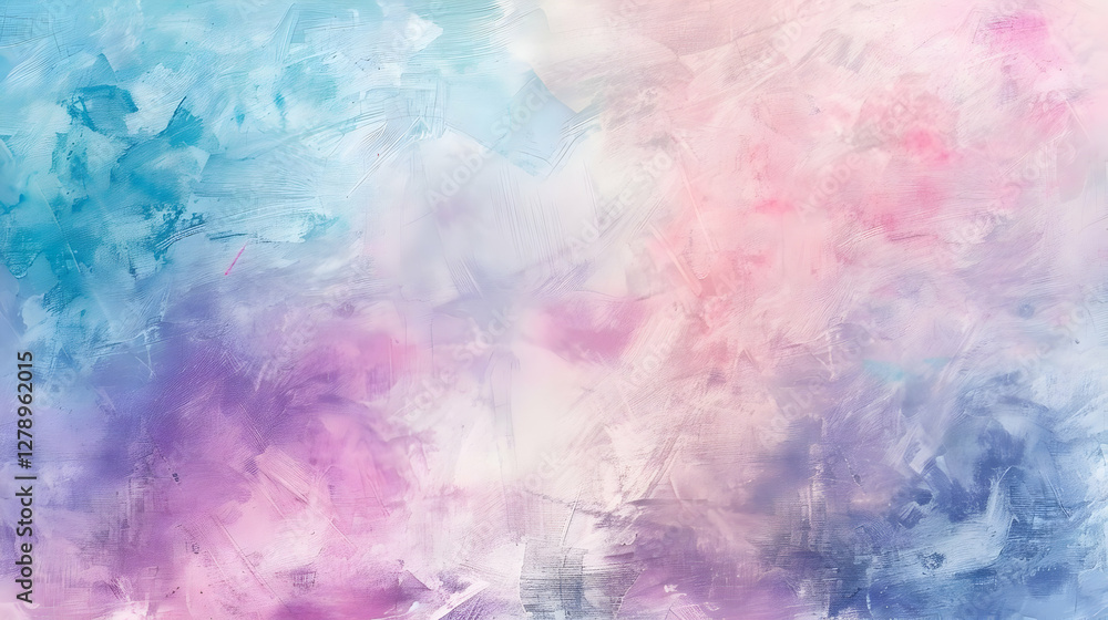 Poster soft pastel abstract background with blended colors creating a serene atmosphere