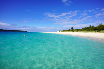 与那覇前浜ビーチの海