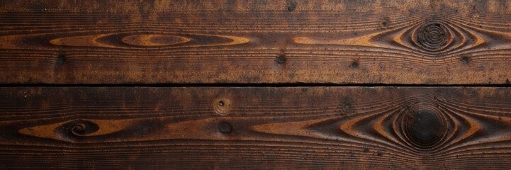 Oiled black walnut wood texture from two boards, timber, wooden boards