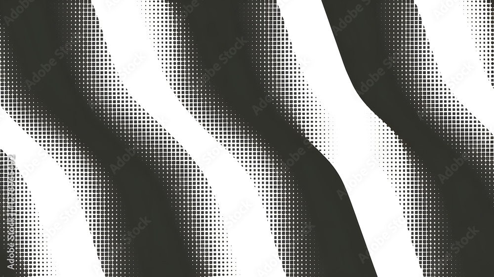 Poster abstract black and white pattern: a visually engaging abstract pattern of alternating black and whit