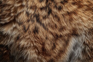 Close-up realistic fur texture with detailed patterns