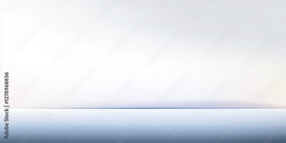 Poster A simple horizontal banner with a smooth gradient and clean edges, on a white background.