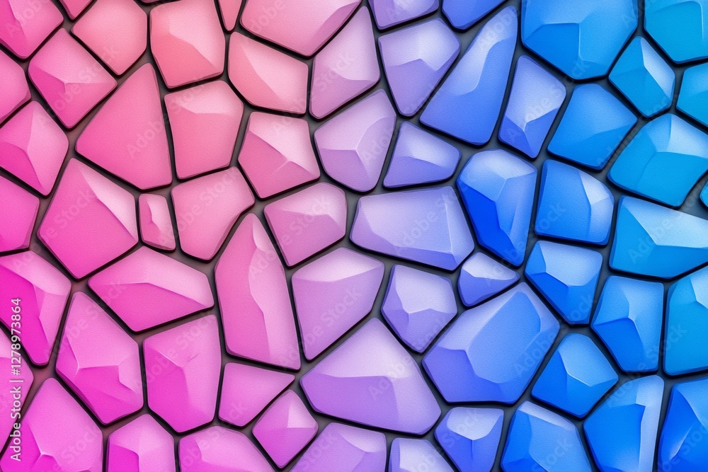 Aufkleber abstract vector science concept background polygonal geometric design pattern