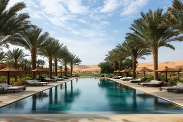 swimming pool in hotel