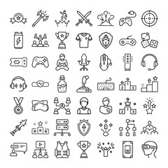 Esports Icons Gaming, Tournament, Competition, Victory, Awards, Players, Strategy, Teamwork, Champio