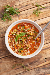 Mediterranean Lentil Soup
