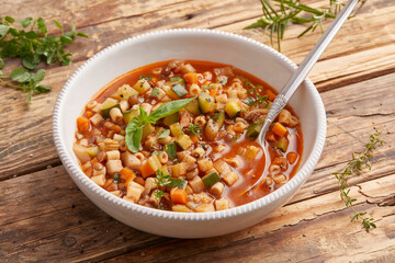 Mediterranean Lentil Soup