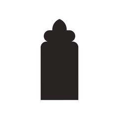 Ramadan Kareem mosque gate Islamic vector
