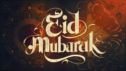 Muslim festival Eid Mubarak traditional design background