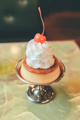 昭和の昔ながらのプリン