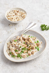 Tofu Fricassee