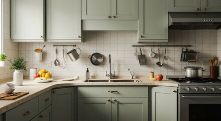 A kitchen with a window and a sink