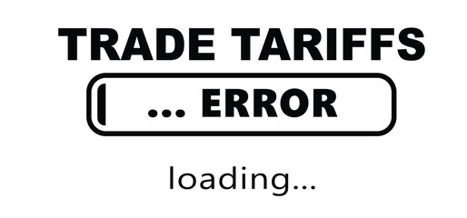 Trade tariffs newspaper. Import or export conflict, war. Increasing on imported goods. International trade and tax concept, tariff affecting global trade, increasing on imported goods. News paper.