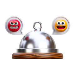 Food feedback 3D Icon