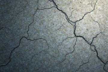 Obraz premium rugged concrete surface with cracks and grey tone , grey, background