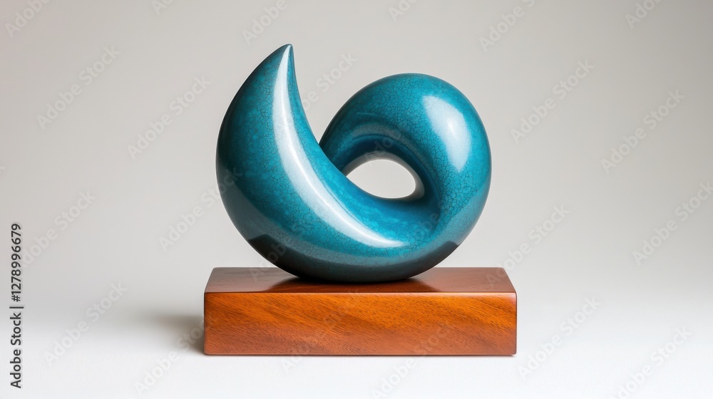 Poster constantly reshaping fluid sculpture - captivating abstract art in motion with mesmerizing colorful 