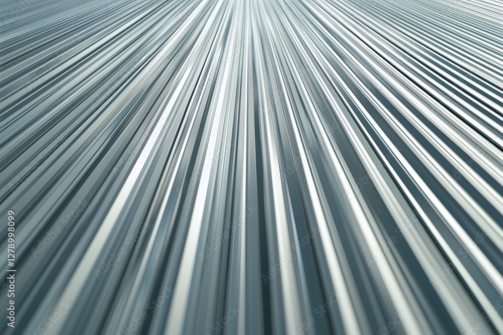 Poster abstract silver lines converging to a point speed technology and movement background