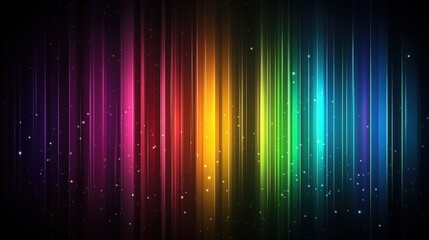 Vibrant rainbow gradient with shimmering vertical lines
