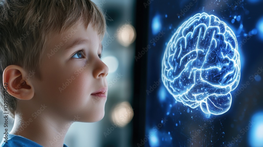 Poster revolutionizing education with ai-powered personalized learning experiences featuring immersive smar