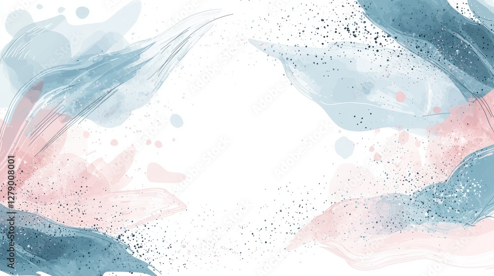 Wall mural soft abstract background with flowing colors and gentle textures