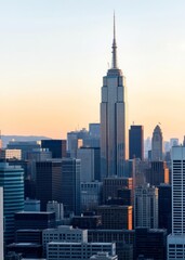 New york city skyline isolated at transparent background png united states skyscraper city building skyscraper downtown business architecture cityscape