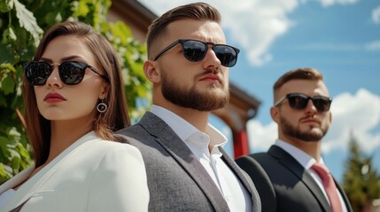 Business professional seamlessly transitioning between various career options and opportunities for personal and professional growth, development, and success. Exploring different pathways, strategies