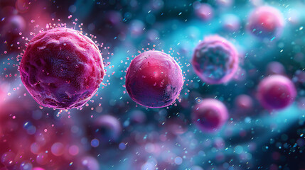 Naklejka premium A futuristic representation of medical hydrogel technology, highlighting its role in advanced wound healing and biocompatibility.