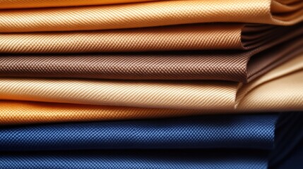 Vibrant collection of colorful fabrics showcases rich textures ideal for fashion design and creative textile projects.