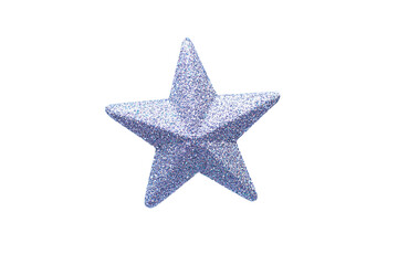 Obraz premium Star gold glitter isolated on transparent background