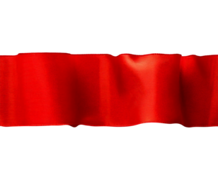 red tape isolated on transparent background