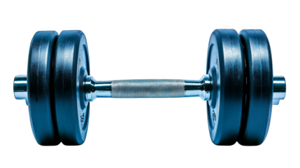 Boost your strength, blue rubber wheel dumbbells for effective home workouts and muscle building